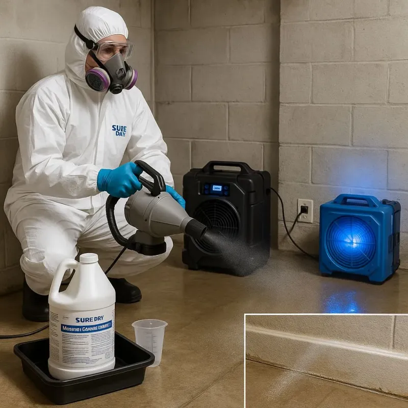Sanitization and Odor Removal process in Woodsboro, TX